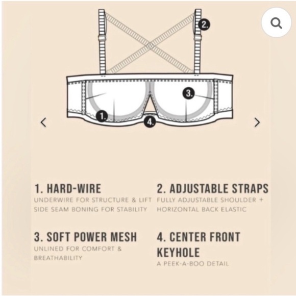 Free People x We are HAH Wired Bra in Brown Sugar 30-38C - Picture 6 of 7